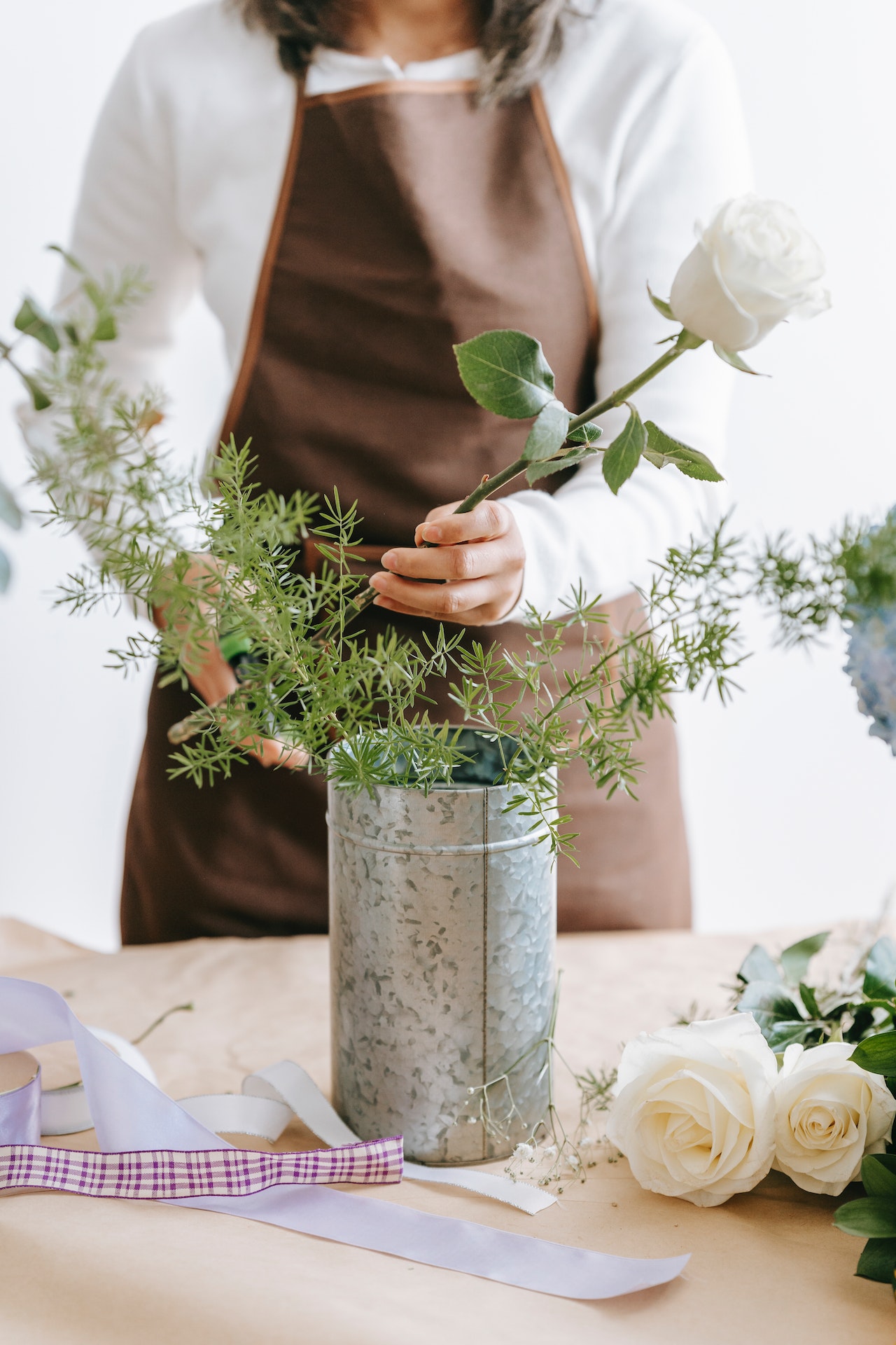 beautiful flower with Vase