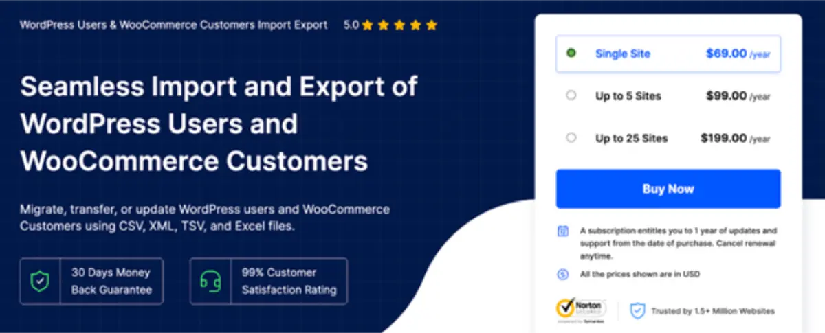 Export and Import Users and Customers
